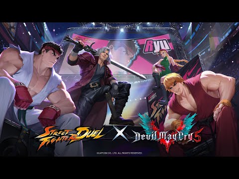 Dante from Devil May Cry 5 is leaving soon in Street Fighter: Duel!