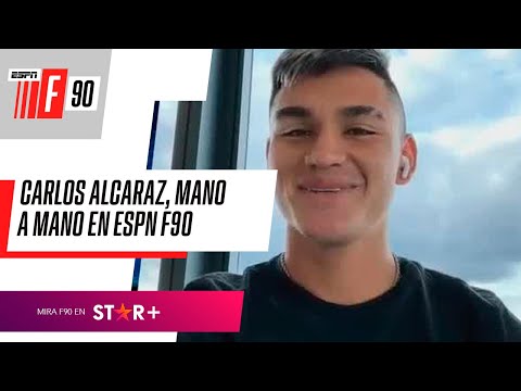 GAGO SABE CÓMO HACERLE DAÑO A BOCA: Carlos Alcaraz, MANO A MANO con #ESPNF90