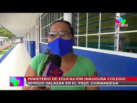 Ministerio de Educación inaugura colegio Remigo Salazar en El Viejo, Chinandega