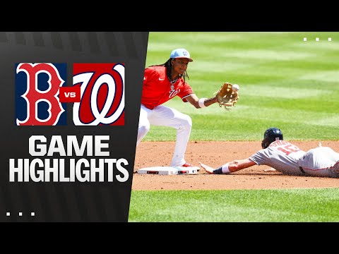 Red Sox vs. Nationals Game Highlights (7/4/25) | MLB Highlights