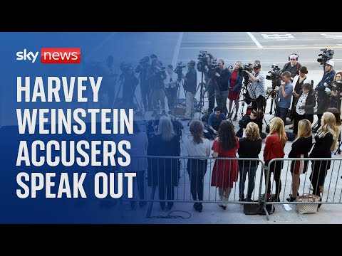 Harvey Weinstein accusers hold news conference after 2020 rape conviction is overturned