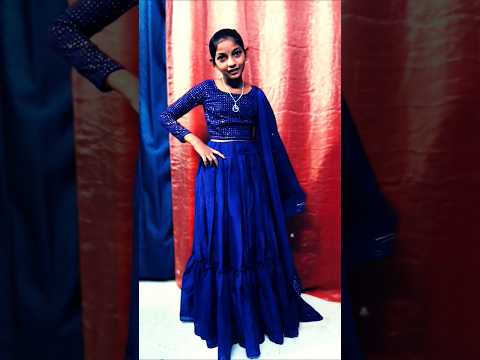 ట్రెండింగ్ లాంగ్ ఫ్రాక్ || stitching video will be soon  #trending #frock #shorts