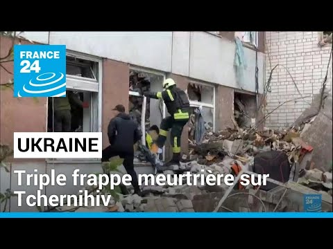 Guerre en Ukraine : Frappe russe meurtrière sur Tchernihiv • FRANCE 24