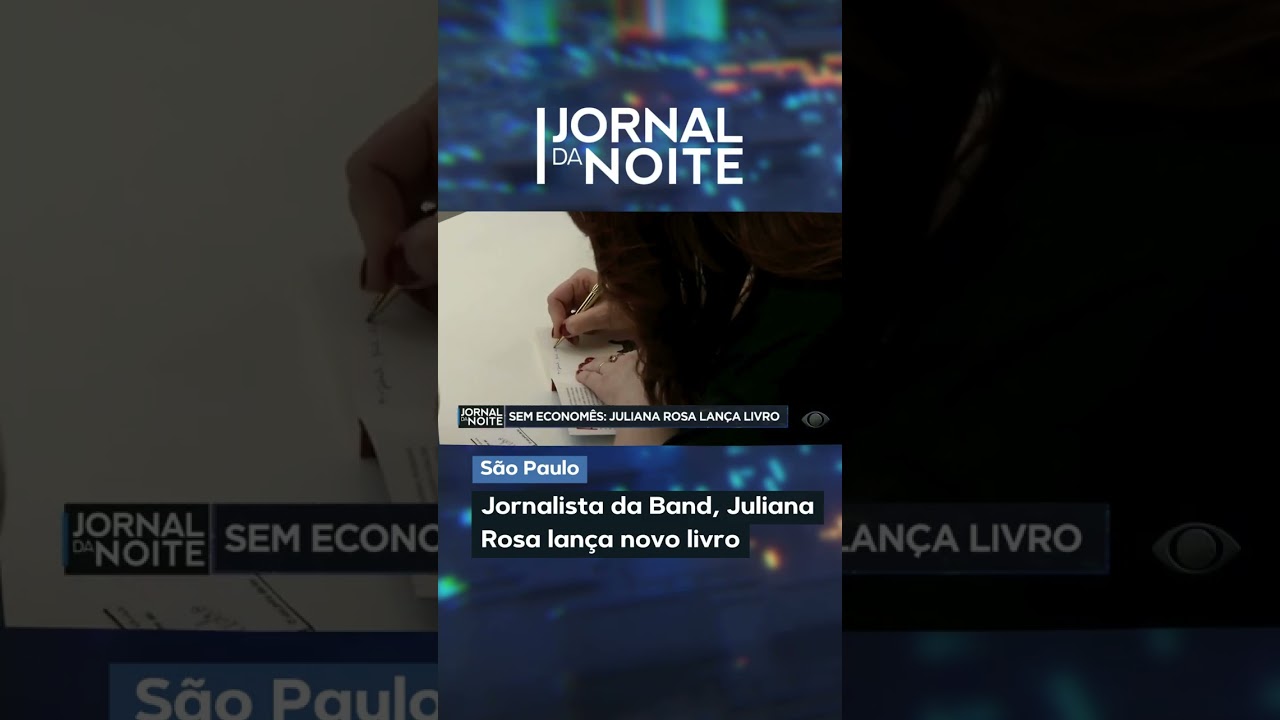 Jornalista da Band, Juliana Rosa lança novo livro