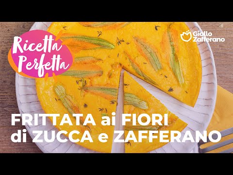 FRITTATA ai FIORI di ZUCCA e ZAFFERANO💛 #adv