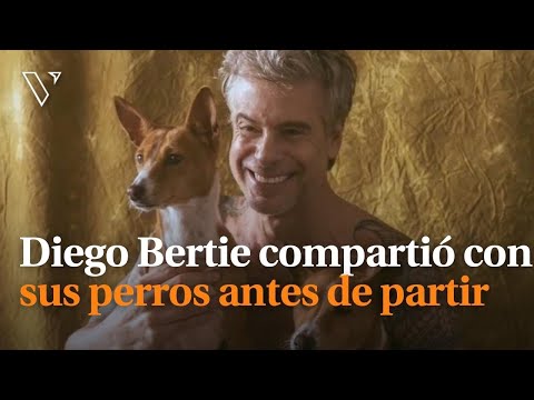 Diego Bertie compartió con sus perros antes de partir al cielo