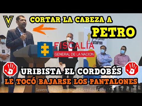 URIBISTA ROBERTO CARLOS DÍAZ BEDOYA EL CORDOBÉS LE TOCO BAJARSE LOS PANTALONES POR AMENAZAR A PETRO