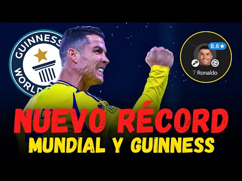 ¡Histórico! ? Nuevo RÉCORD MUNDIAL (Guinness) para CRISTIANO RONALDO • Gol y Asistencia de CR7