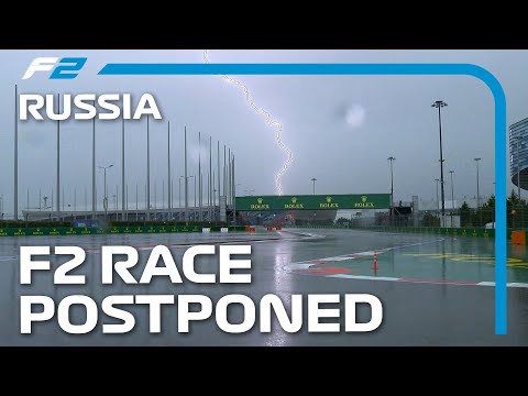 Storm In Sochi! F2 Sprint Race 1 Postponed | 2021 Russian Grand Prix