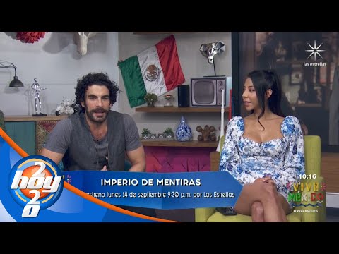 Javier Jattin y Michelle González te invitan a ver el estreno de 'Imperio de Mentiras' | Hoy