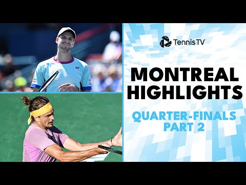 Zverev Faces Korda; Popyrin vs Hurkacz | Montreal 2024 Quarter-Final Highlights Part 2