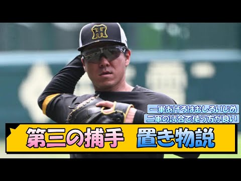 【阪神】第三の捕手 置き物説【なんJ/2ch/5ch/ネット 反応 まとめ/阪神タイガース/岡田監督/梅野隆太郎/坂本誠志郎/長坂拳弥】