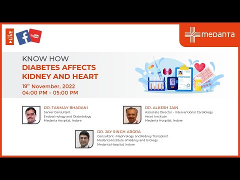 Know How Diabetes Affect Kidney & Heart
