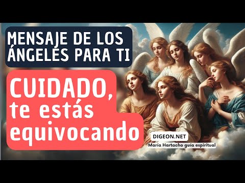 CUIDADO, TE ESTÁS EQUIVOCANDOMENSAJE de los ÁNGELES PARA TI - DIGEON - Arcángel Rafael. Ens. VERTI