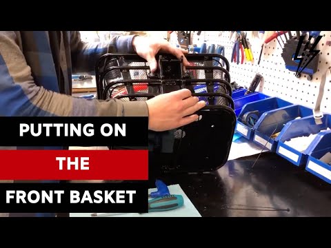 How To Put On A Front Basket