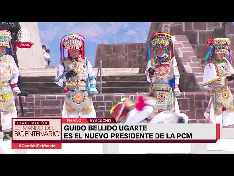 Cambio de mando: Desde Ayacucho se realizó tradicional Danza de Tijeras | Bicentenario del Perú