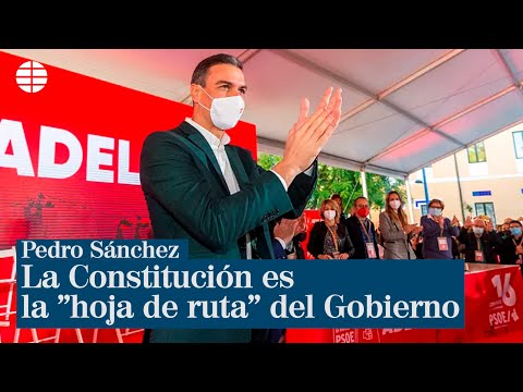 Sánchez defiende que su hoja de ruta se sustenta en la Constitución española