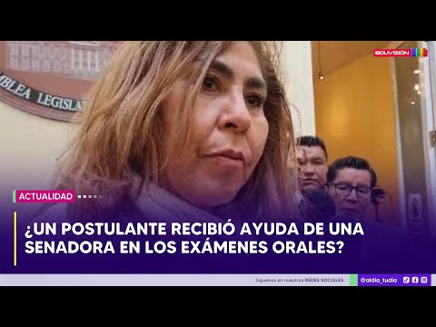 Elecciones Judiciales: ¿Un postulante recibió ayuda de una senadora en los exámenes orales?