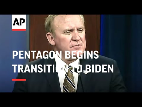 Pentagon begins transition to Biden administration