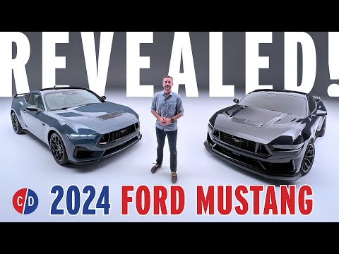 REVEALED! 2024 Ford Mustang and Track-Ready Mustang Dark Horse | Car and Driver