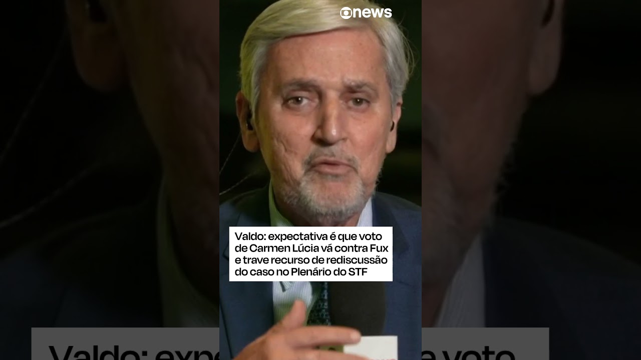 Valdo expectativa é que voto de Carmen vá contra Fux e trave recurso de rediscussão no Plenário