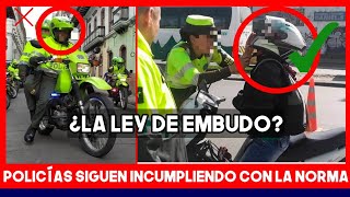 La ley del Embudo, Policías Siguen incumpliendo con la nueva reglamentación de cascos