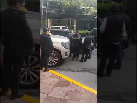 Momento de la detención de Alejandro del Valle, dueño del 90% de Interjet