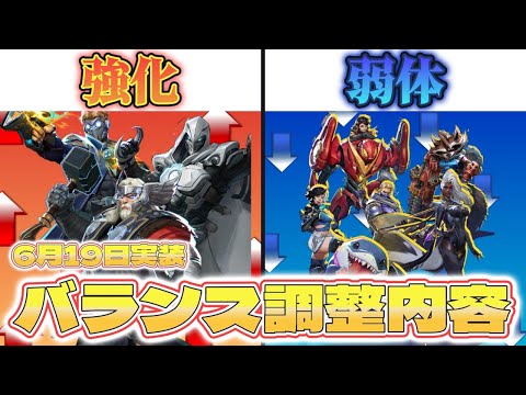 【速報】6/19中間アプデ！バランス調整まとめ【Marvel Rivals/マーベルライバルズ】【シーズン2.5】