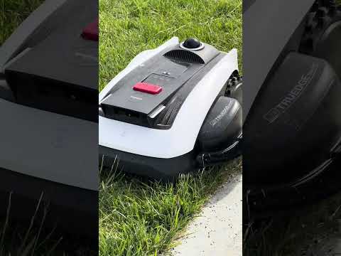This robot mower trims and mows your lawn! 🤖🦾 @ecovacs_global #ECOVACS #CreatedForEase #primeday