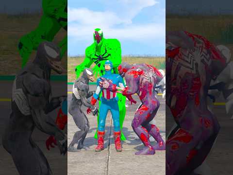 MCU <strong>VENOM</strong> <strong>VS</strong> CAPTAIN AMERICA ! FLASH-HULK CRUSH ALL <strong>VENOM</strong> #shorts