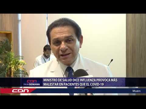 Ministro de Salud dice influenza provoca más malestar en pacientes que el Covid 19