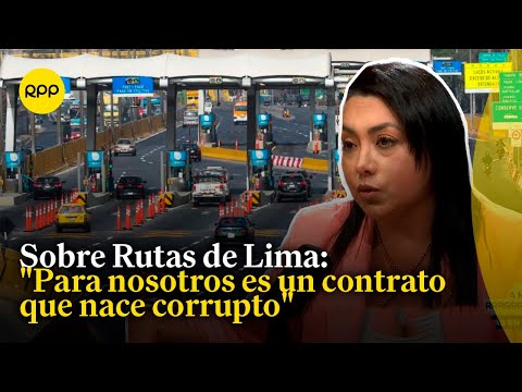 Deborah Inga, regidora de la MML, califica contrato de Rutas de Lima como corrupto