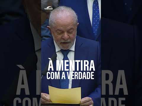 #Shorts -  Presidente Lula exorta, em discurso, o fim da polarização