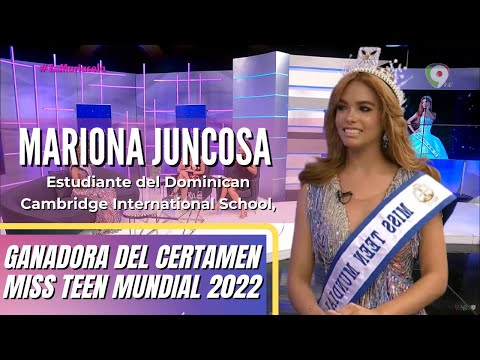 Ganó para la Rep. Dominicana la primera corona adolescente internacional como Miss Teen Mundial 2022