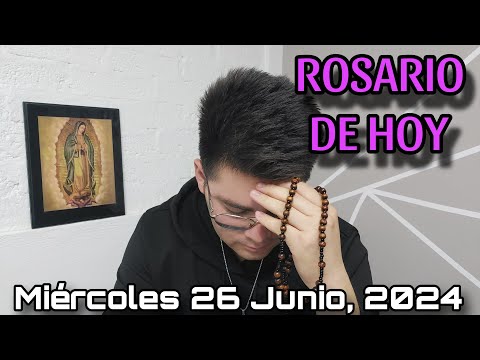 ROSARIO DE HOY Miércoles 26 de Junio, 2024 EN VIVO - Animando Tu Misa