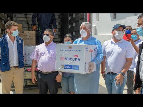 Barranquilla recibe las primeras 2.556 dosis de la vacuna de Pfizer