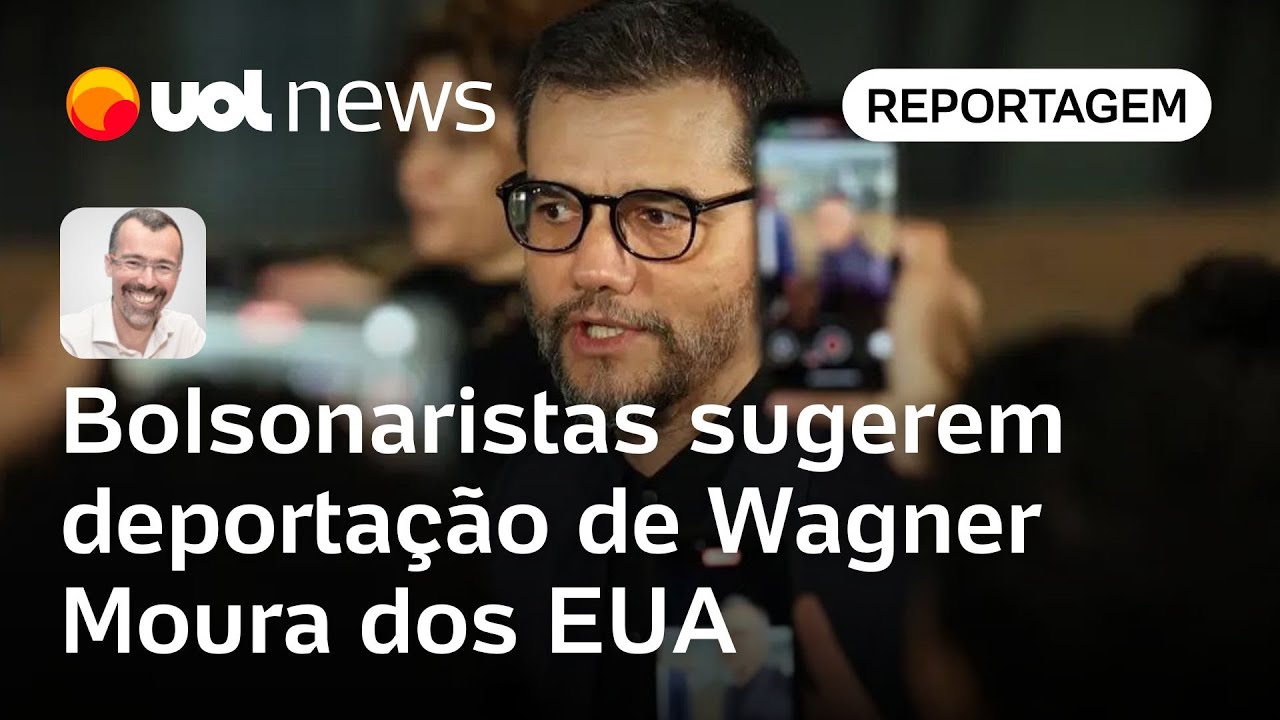 Bolsonaristas sugerem deportação de Wagner Moura dos EUA