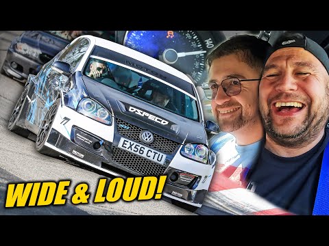 EARGASMIC, Wide Body VW Golf V R32😍 // Nürburgring