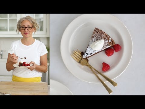 Flourless Chocolate-Almond Cake- Everyday Food with Sarah Carey