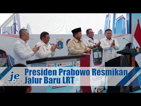 Agenda Kepresidenan: Presiden Prabowo Resmikan Jalur Baru LRT Kelapa Gading–Manggarai di Jakarta