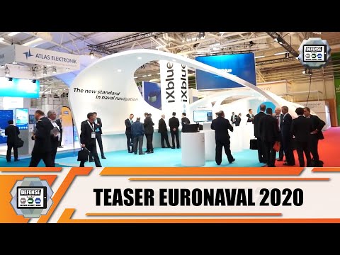 Teaser Euronaval 2020 International Naval & Maritime Defense Exhibition Paris Le Bourget France