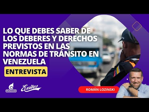 Lo que debes saber de los deberes y derechos previstos en las normas de transito en Venezuela