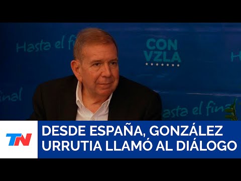 González Urrutia llamó al diálogo y explicó que se fue de Venezuela para cambiar las cosas