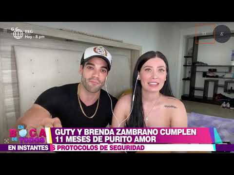 En Boca De Todos: Guty Carrera y su novia Brenda Zambrano cumplieron un año de relación