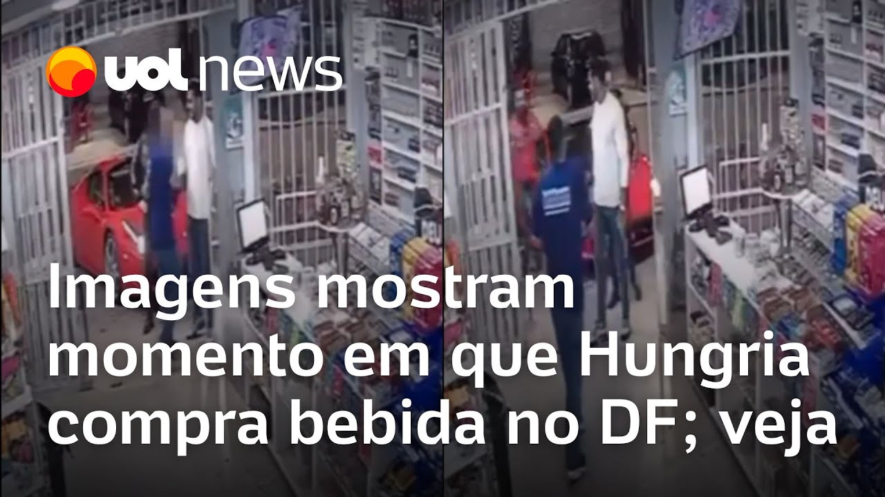 Metanol vídeo mostra momento em que Hungria compra bebida em Brasília rapper está internado