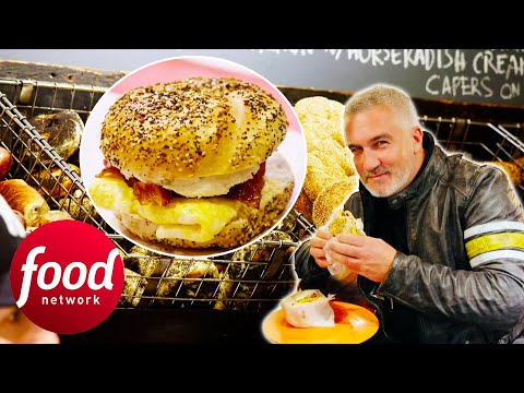 Paul Tries A PROPER New York Bagel | Paul Hollywood Goes to Hollywood