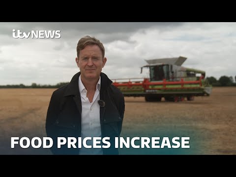Record heat driving up food prices as inflation ticks up to 3.6% | ITV News