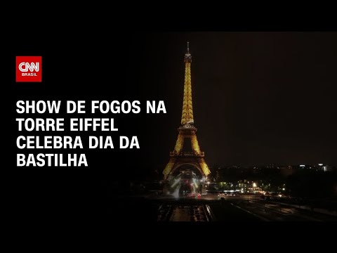 ​Show de fogos em Paris comemora o Dia da Bastilha | CNN PRIME TIME