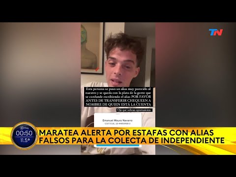 Santiago Maratea denunció al impostor que les roba plata a los hinchas de Independiente
