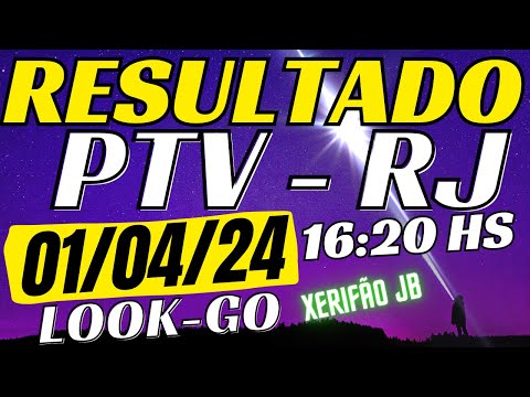 Resultado do jogo do bicho ao vivo - PTV - look 16:20 01-04-24